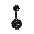 Geometric Stainless Steel Navel Ring