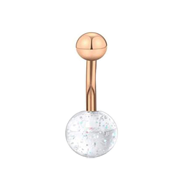 Geometric Stainless Steel Navel Ring