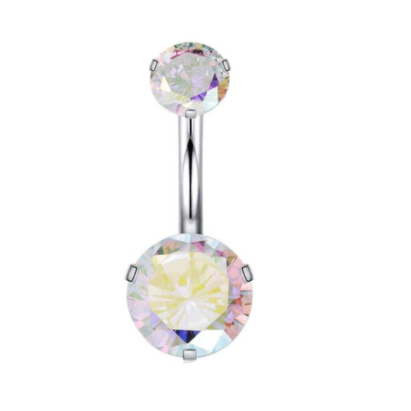 Geometric Stainless Steel Navel Ring