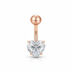 Geometric Stainless Steel Navel Ring