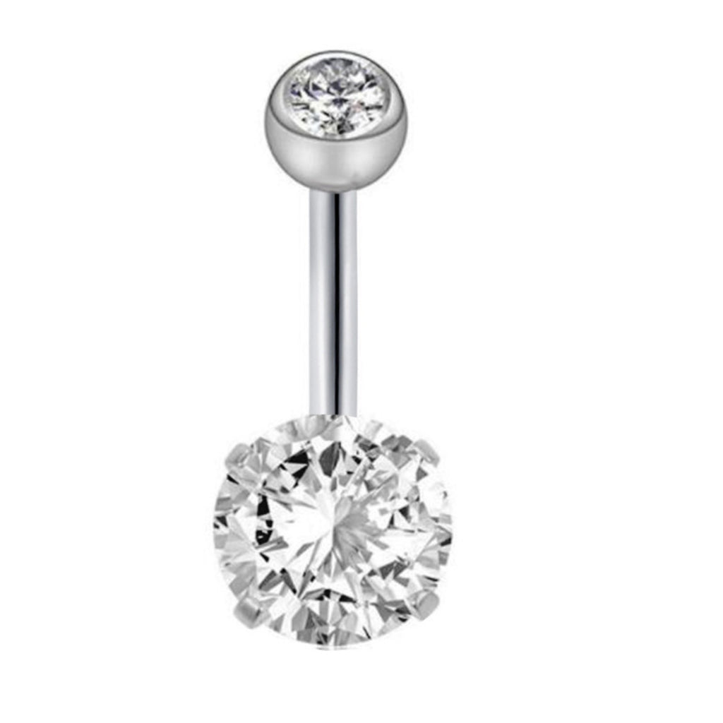 Geometric Stainless Steel Navel Ring