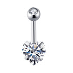 Geometric Stainless Steel Navel Ring