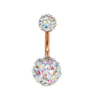 Geometric Stainless Steel Navel Ring
