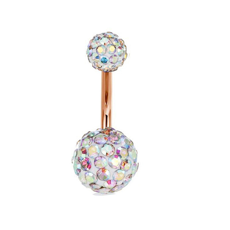 Geometric Stainless Steel Navel Ring