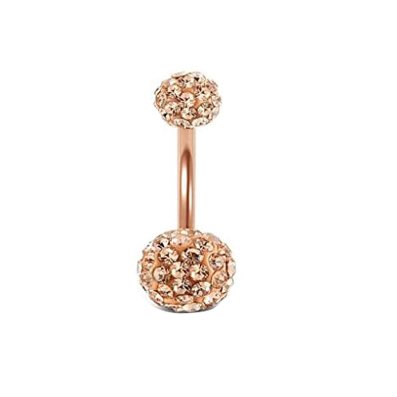 Geometric Stainless Steel Navel Ring