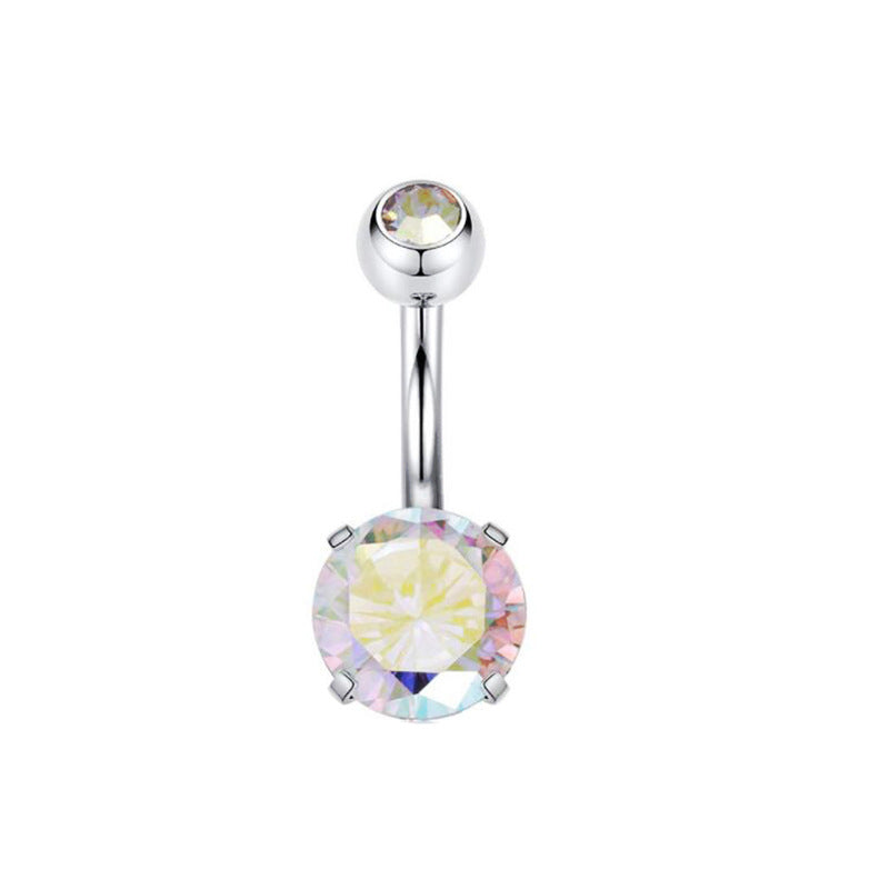 Geometric Stainless Steel Navel Ring