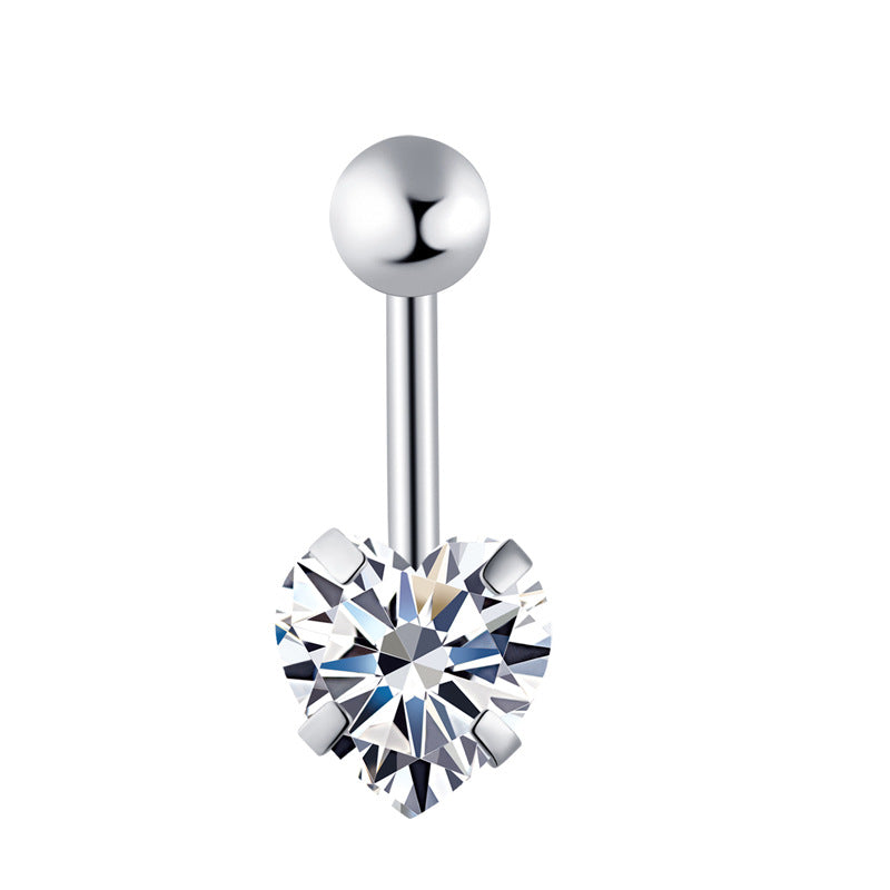 Geometric Stainless Steel Navel Ring