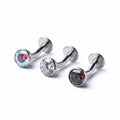 Floating CZ Navel Ring
